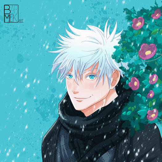 Gojo, Snow and Camellias